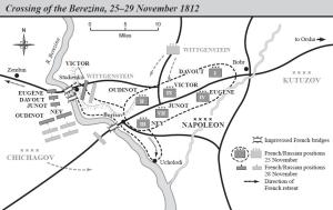 Source: http://en.wikipedia.org/wiki/File:Battle_of_Berezina_map.jpgGregory Fremont-Barnes (main editor) - The Encyclopedia of the French Revolutionary and Napoleonic Wars, page 137. Adapted from Chandler 1966, 840.